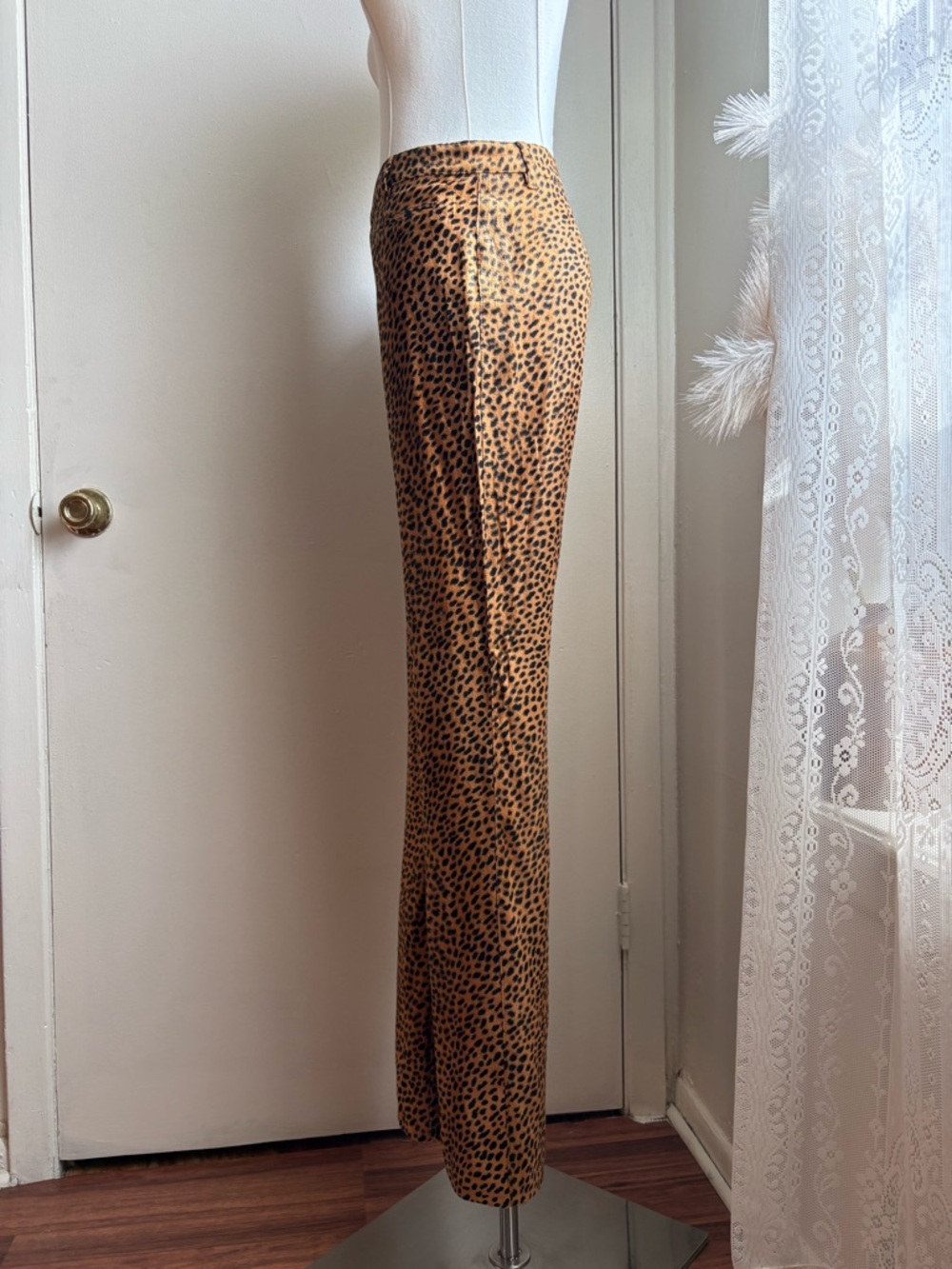 Moschino leopard animal print high rise pants - Picture 3 of 9
